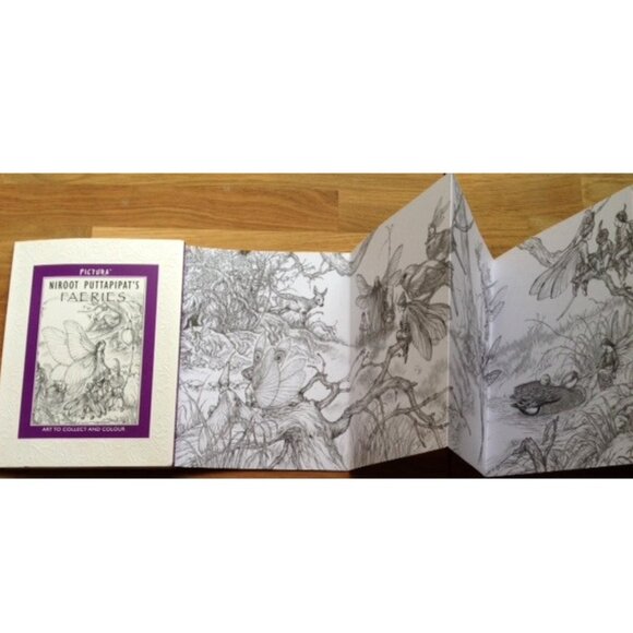 Coloring Fairies: Featuring the Artwork of Celebrated Illustrator Niroot Putta - Picture 4 of 8